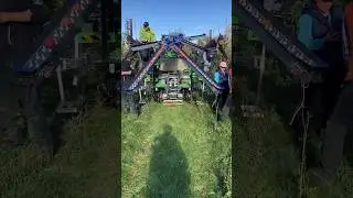 100% Electric Harvesting & Working Platform || Made By Compact CMA Italy || #shorts