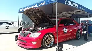 INDY Airstrip Attack with our Turbo Lexus IS300 Boosted_Lexi from Lucore Automotive