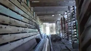Steel Barn Siding Made in Granite City, Illinois, Wooden Grain Bins and Corn Crib