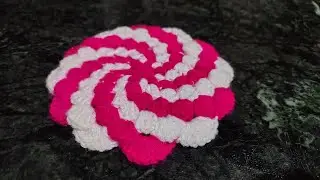 One Single Crochet Motif - Make it any size you want ! Easy and endless patterns /Kalpana Tutorials 