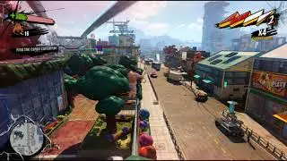 Sunset Overdrive Missions: surfing to the robot factory