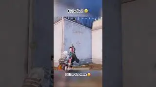 Cute bot vs pro player🤣 #bgmi