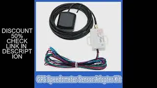 Universal GPS Speed Sensor Mini Speedometer Sensor Adapter Kit with GPS Antenna Speedometer Gauge Si