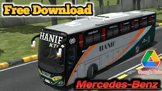 Hanif New Bus skin 🔥Hanif Mercedes-Benz bus skin bussid ‼️Bus Simoletor Indonesia Bd Hanif skin 💥🎯