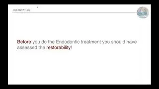 Restoring the endodontically treated tooth Preview