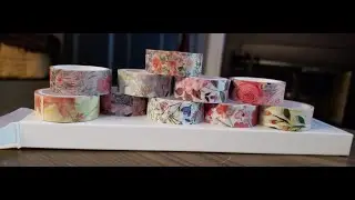 YUBBAEX 10 Rolls Spring Flowers Washi Tape Set Masking Decorative Tapes (Warm Tone) Amazon Review