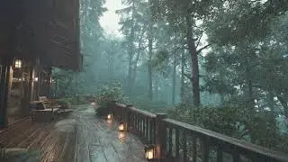 12 Hours of Rain on Cabin Roof — Insomnia Relief & Relaxation