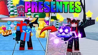 PASSEI 24 HORAS COLETANDO PRESENTES NO EVENTO DE NATAL DO BLOX FRUITS
