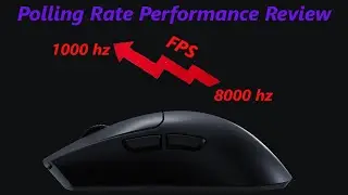 8k против 4k против 2k против 1k: производительность частоты опроса мыши | Razer Viper 3 Hyperspeed | 7800x3D | 7900 XTX