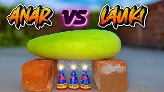 Lauki vs Diwali Anar 💥 कौन जीतेगा? (Epic Explosion Battle!) #viral #experiment 