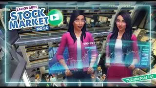 😎💸Stock Market, Economics College & Central Bank💸😎/Muti-purpose Lot / The Sims 4 /Businesses (No CC)