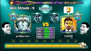 Amazing Ring And Free Cue 😍 Moonlight Win Streak 8 ball pool