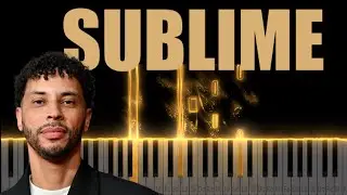 Disiz - SUBLIME (Piano Tutoriel & Cover) - Niveau Moyen