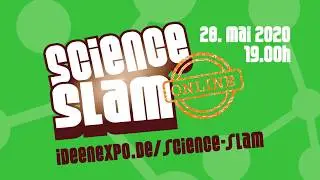 Teaser f&uuml;r den ersten IdeenExpo Science Slam Online
