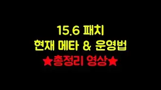 【롤토체스 강의】15.6 패치 메타 총정리