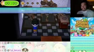 Animal Crossing New Leaf 3DS - Island Mini Game Fail