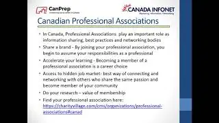 Benefits of Professional Associations and Designations for newcomers to Canada 1