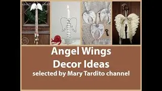 Angel Wings Decor Ideas - Vintage Shabby Chic Decorating Ideas &ndash; Christmas Angel Wings Decorations