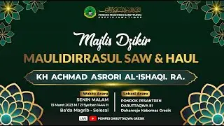 🔴[ LIVE ] MAJLIS DZIKIR MAULIDIRRASUL SAW & HAUL ROMO KH. ACHMAD ASRORI AL-ISHAQI RA. 2023