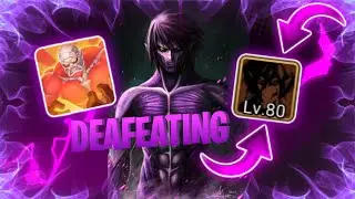 Defeating lvl 80 Boss In Titan || BlockmanGo:BlockyMods ||