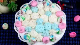 মেরাং কুকিস- বাচ্চাদের প্রিয় পার্টি ডেজার্ট | Meringue Cookie Recipe | How To Make Meringue Cookie