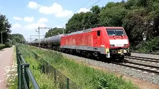 Zeldzaam , Erts Trein serie 189 Lok DB Cargo nu met Ketelwagen Trein IPV met Erts Trein ! Treinspot!