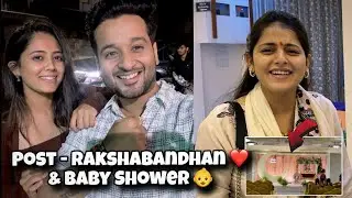 Belated Rakshabandhan with bunny ❤️ & Baby shower is on 😍 | Aditya Satpute vlogs 