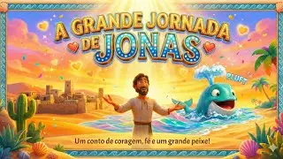 História de Jonas e o Grande Peixe | Histórias Bíblicas Infantis Narradas | Biblinhos Kids 
