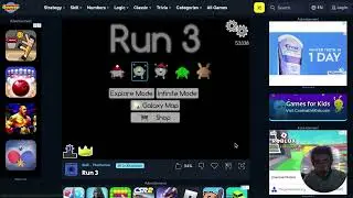 I tried making a Run 3 video using my Chromebook's screencast
