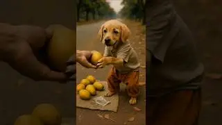 Bruno puppy's mango farming was ruined by his friends 🥺🥭💔 #shorts #shortsfeed #ai
