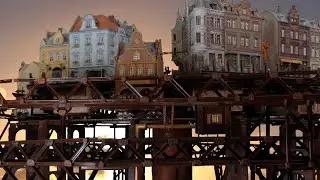 Path for two : (based on my) model train steampunk layout