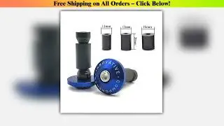 Motorcycle Handle Bar End Cap Counterweight Plug Slider Metal Handlebar Motor Bike Grips Cap Anti