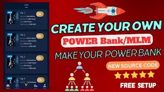 How To Make Powerbank Investment Website | Money Making MLM Website Source Code | Full Setup