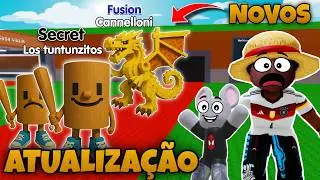 LOS TUNTUNZITOS e NOVOS BRAINROTS FUSION no ROUBE O BRAINROT (Novidades da Atualiza&ccedil;&atilde;o)