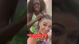 Bayley and Naomi backstage fun in WWE #Bayley #Naomi #WWE #SmackDown