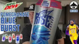 MTN DEW&reg; RISE Energy Review! ⛰️💧🔵🥤 | Pomegranate Blue Burst | theendorsement