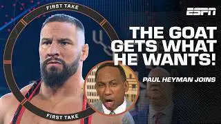 Stephen A. QUESTIONS Paul Heyman's tactics to get Bron Breakker's suspension lifted 👀 | First Take