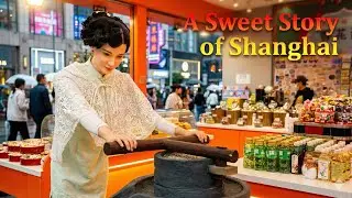 A Hidden Sweet Shop on Nanjing Road 🇨🇳 | Old Shanghai Meets Modern Life