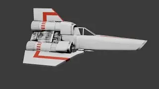Colonial Viper Mark 1 Blender Tutorial Part 2