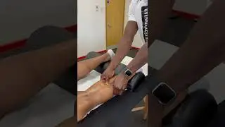 ASMR deep tissue on the calves #massage #shorts