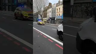 London HEMS Volvo XC 90 responding with Ambulance #emergencyresponse #london #ambulance #EMS