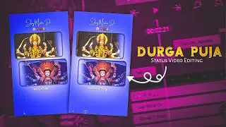 Trending durga puja lyrics video editing in Alightmotion app | durga puja lyrics video editing