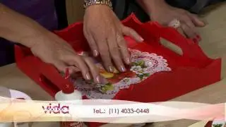 Faça você mesmo: bandeja de Natal