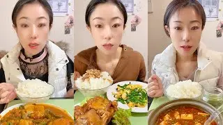 Chinese Home-Cooked Food Mukbang | Realistic Eating Sounds No Talking #253