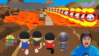 Tag with Ryan - Lunchtime Ryan vs Pirate T-Shirt ryan vs Ry Glorb Ryan vs Robo ryan  vs Track Star !