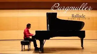 Burgmuller ETUDE Ballade Op.100 No.15 | Satoru Takishima