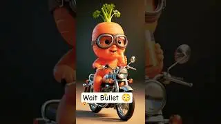 wait wait 😨baby carrot on bullet 😳😍 #shorts #asmrfruit
