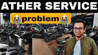 ATHER⚡️ELECTRIC SCOOTER BIG😭SERVICE problem😭 service center banaa Kude Ka Adda
