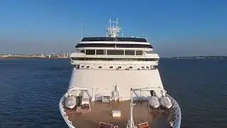 Bolette heading out to sea