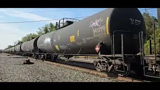 2:37 csx B115 with Bnsf-5160/Bnsf-7102/Bnsf-7920 eastbound at attridge road Milepost 382 no shore.